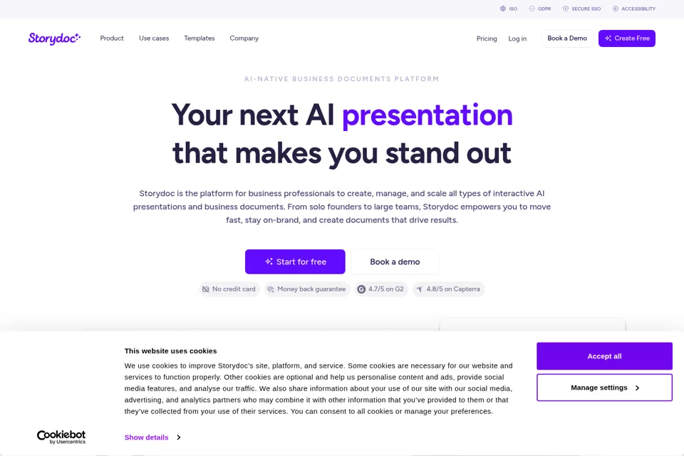 Landing page preview