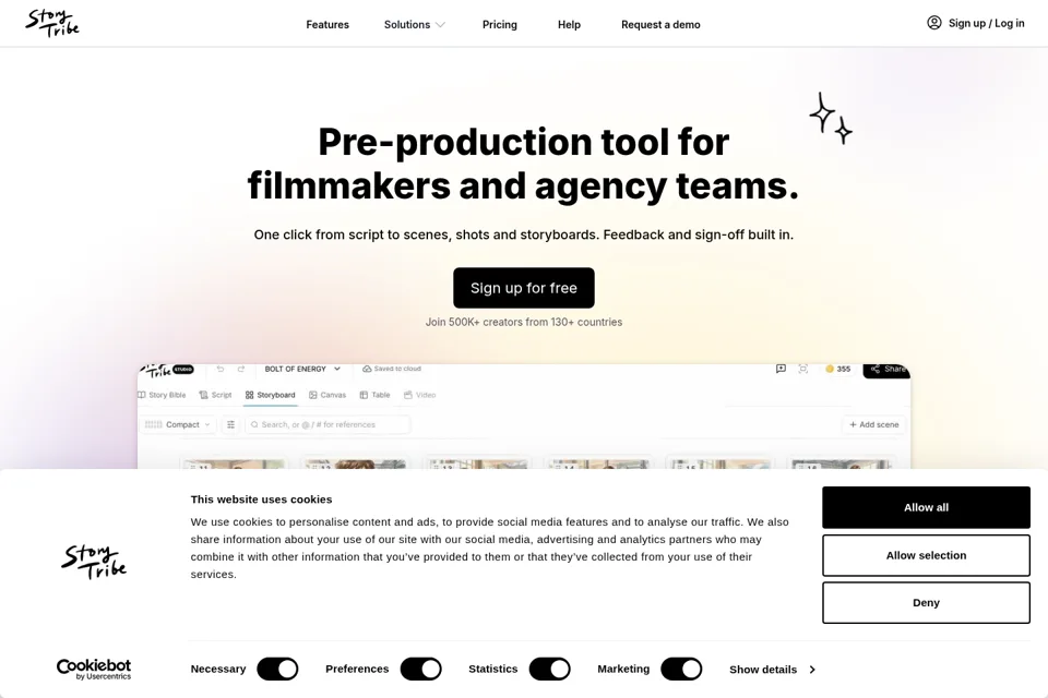 Landing page preview