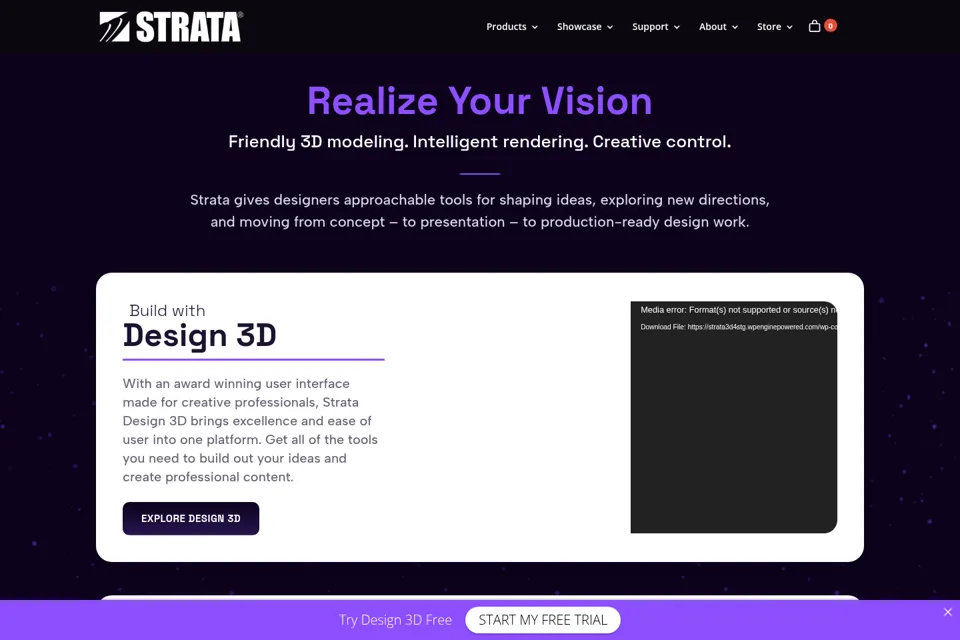Landing page preview