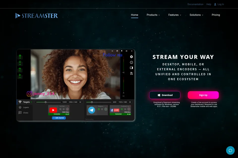 Landing page preview