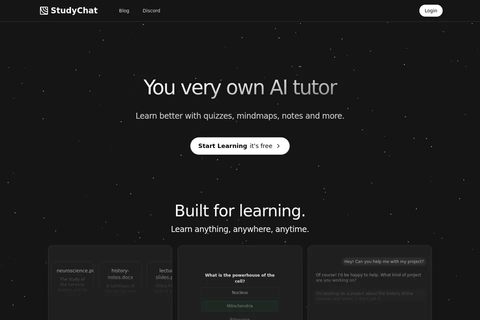 Landing page preview