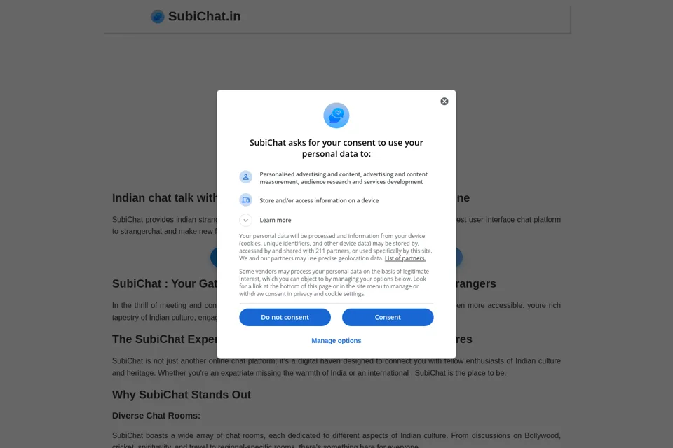Landing page preview