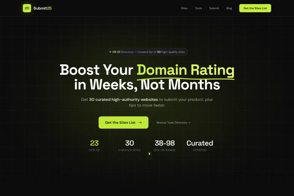 Landing page preview