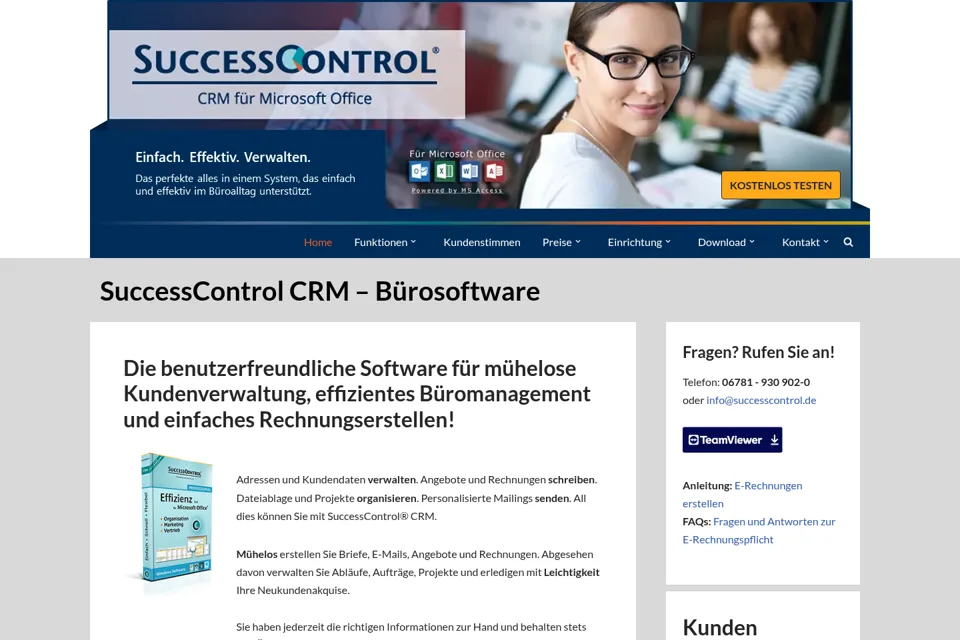 Landing page preview