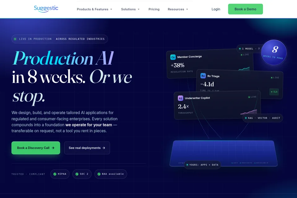 Landing page preview