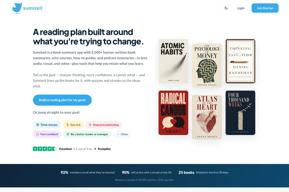 Landing page preview
