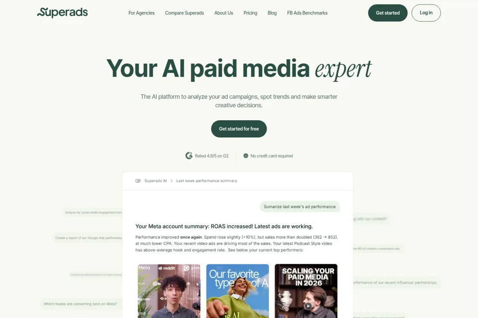 Landing page preview