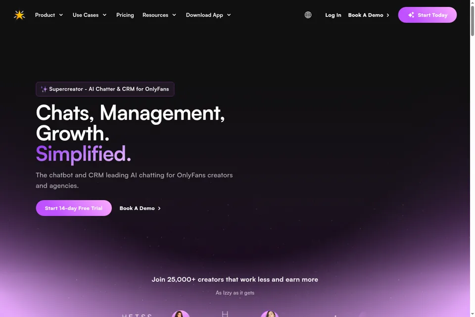 Landing page preview