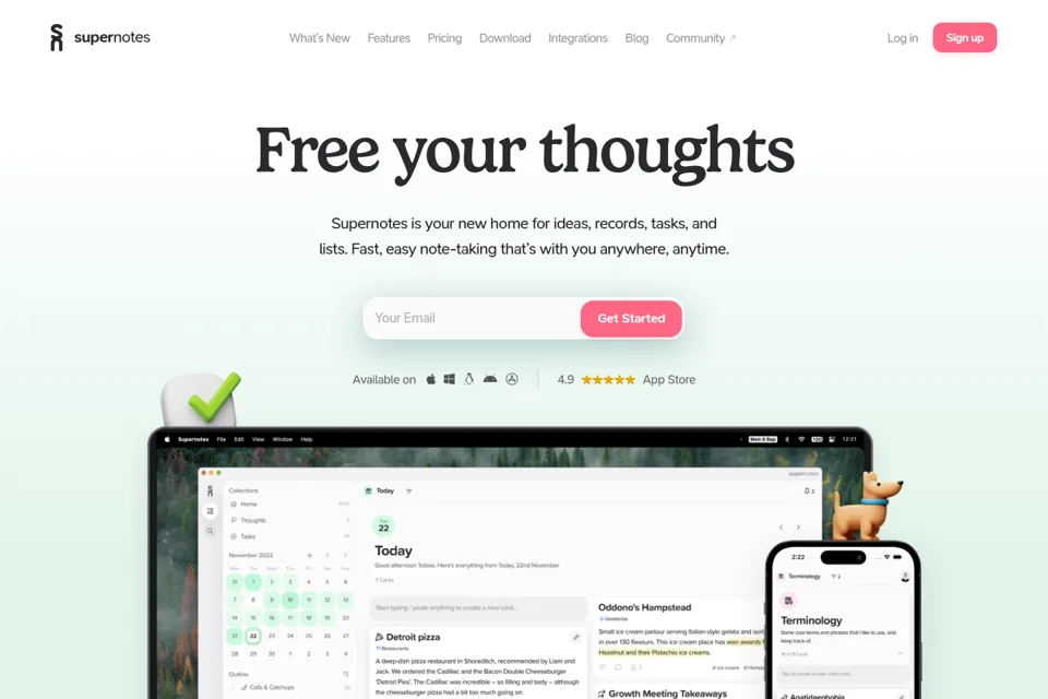 Landing page preview
