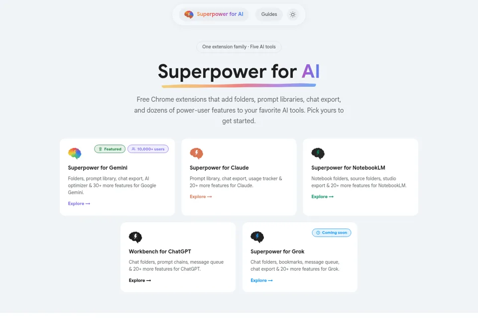 Landing page preview