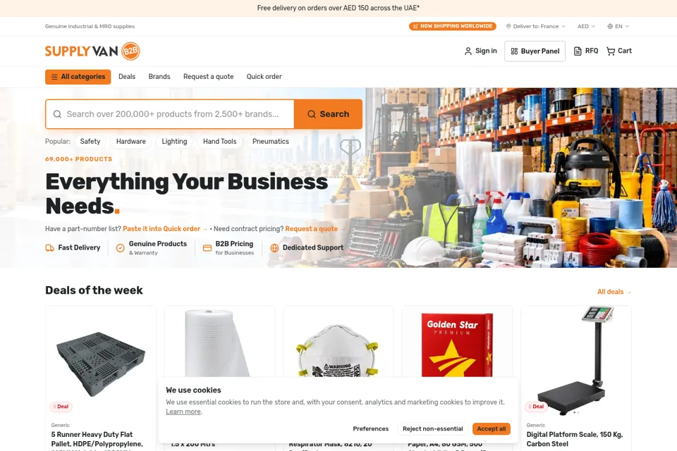 Landing page preview