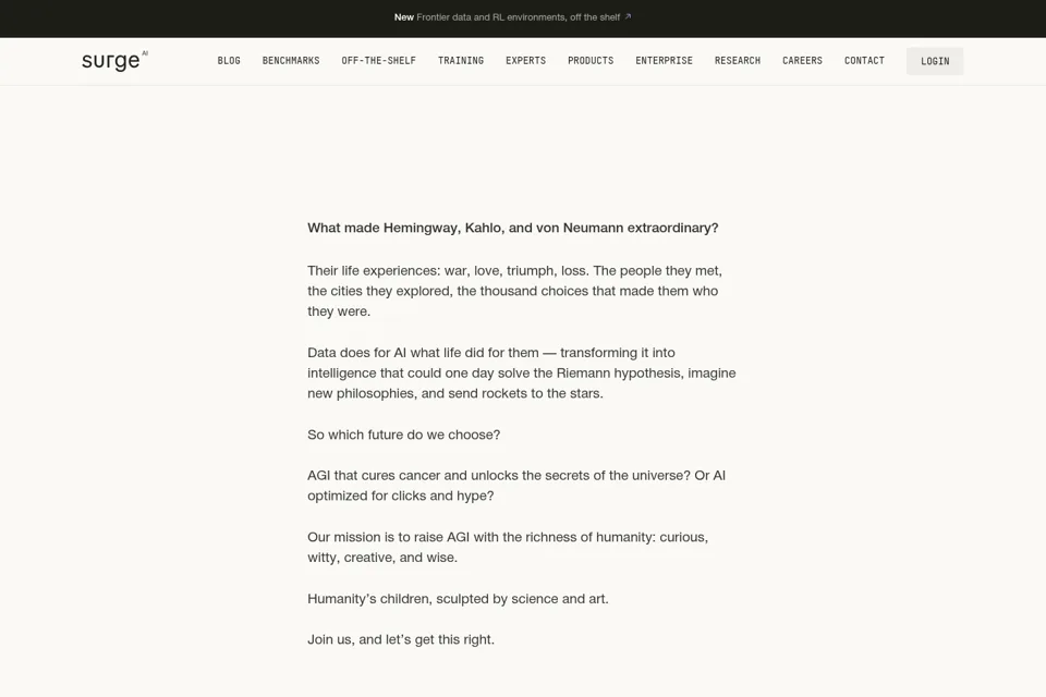 Landing page preview