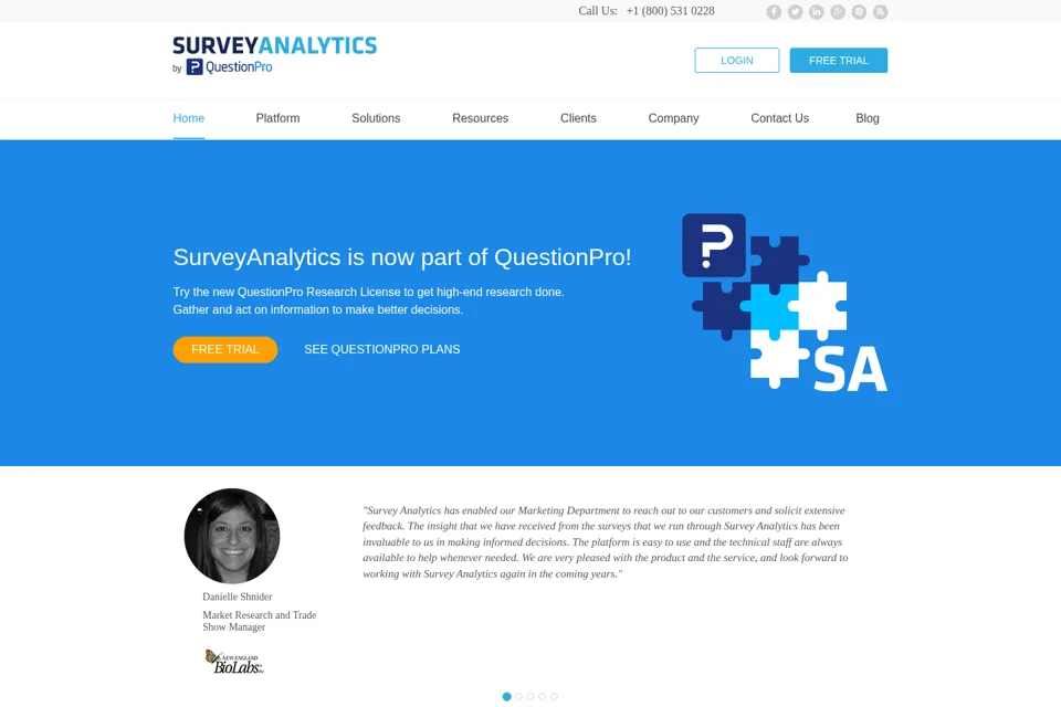 Landing page preview