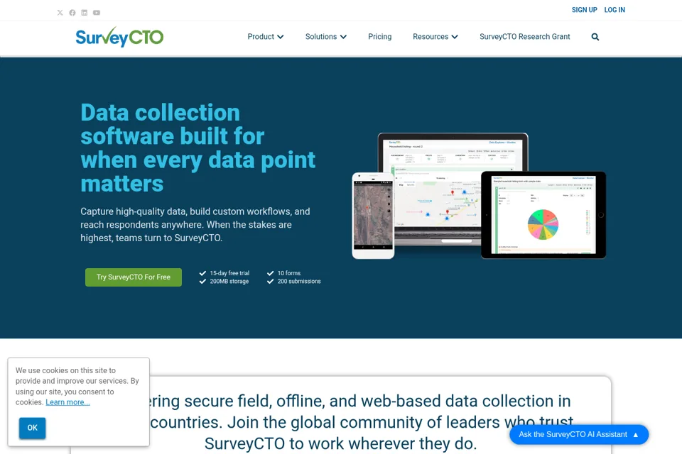 Landing page preview