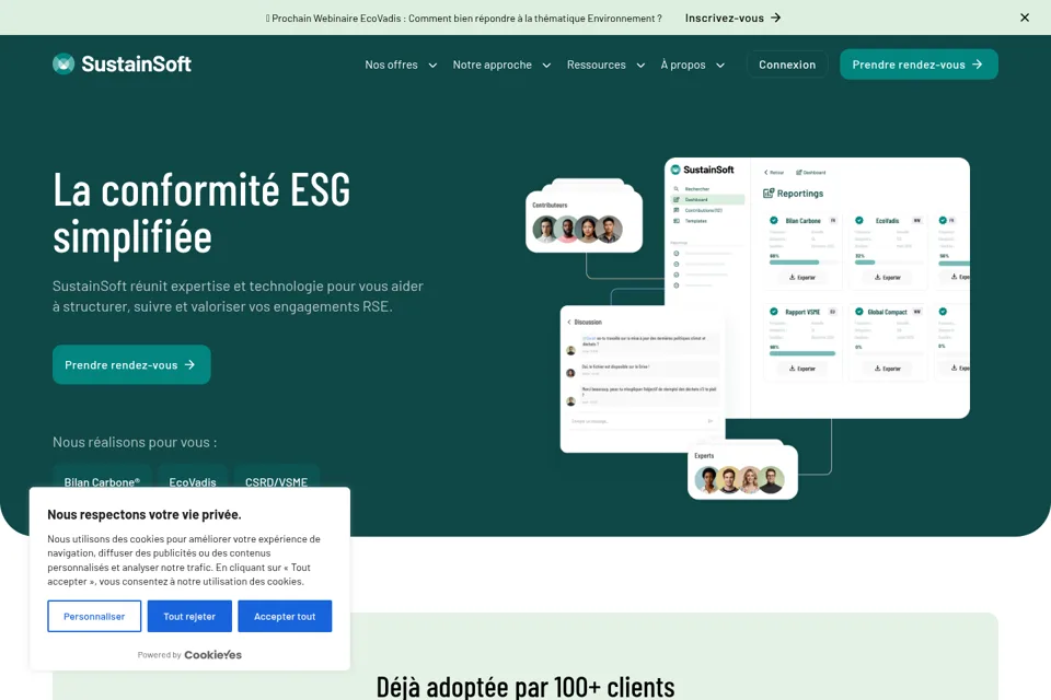 Landing page preview