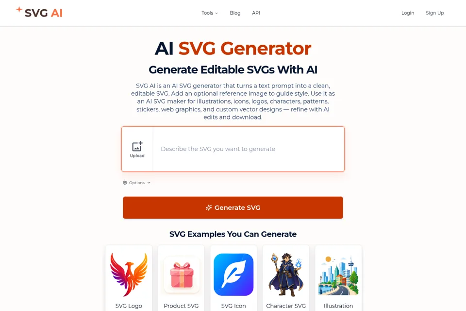 Landing page preview