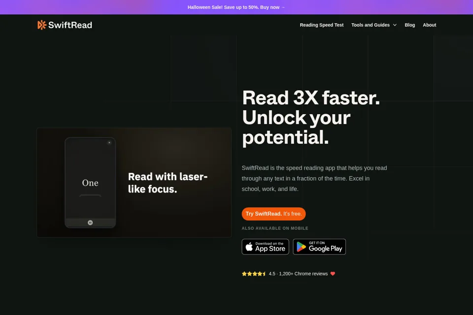 Landing page preview