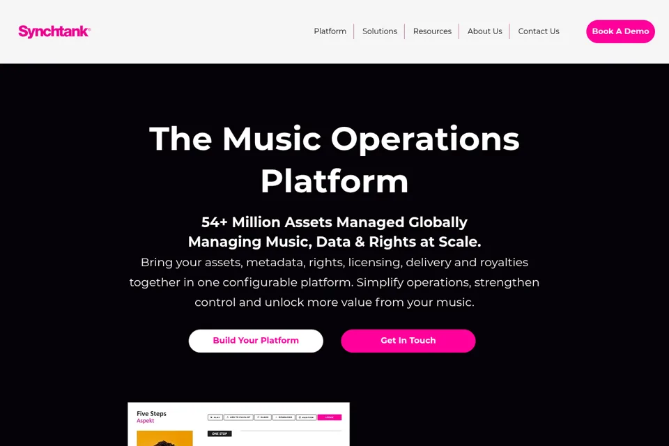 Landing page preview