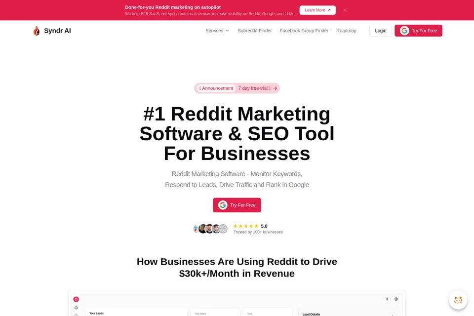Landing page preview