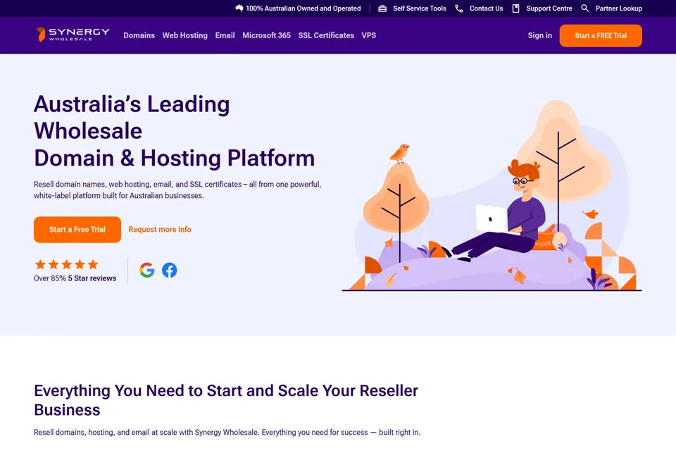 Landing page preview