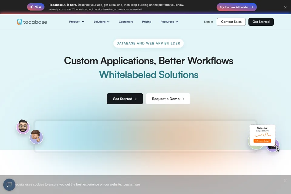 Landing page preview