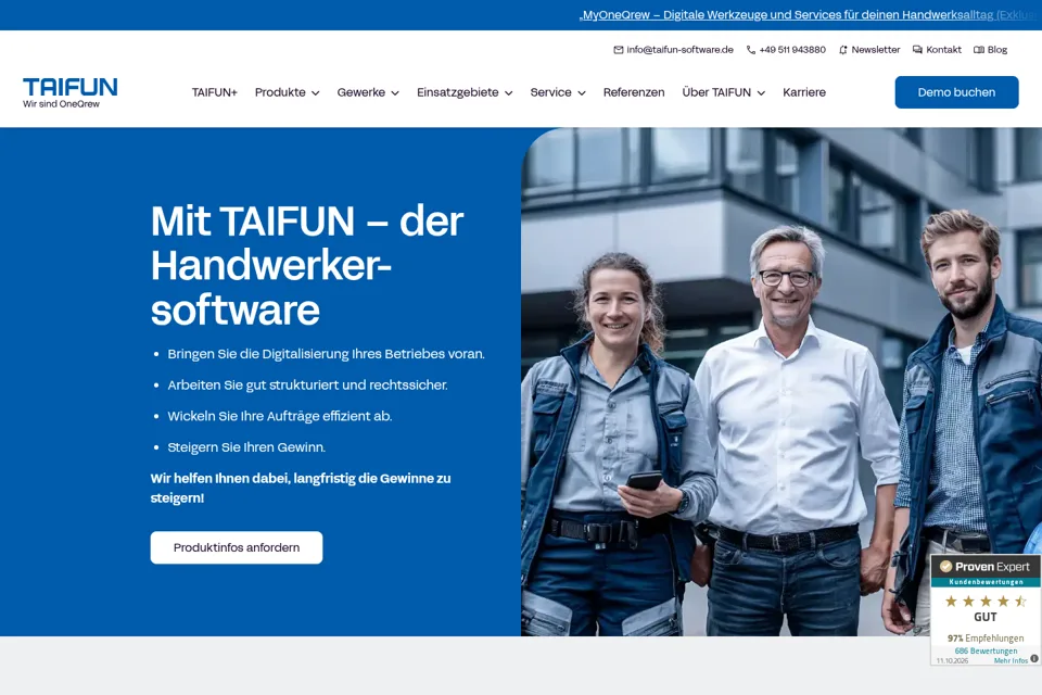 Landing page preview