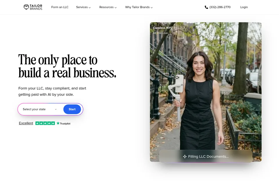 Landing page preview