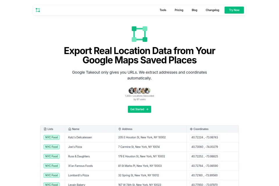 Landing page preview