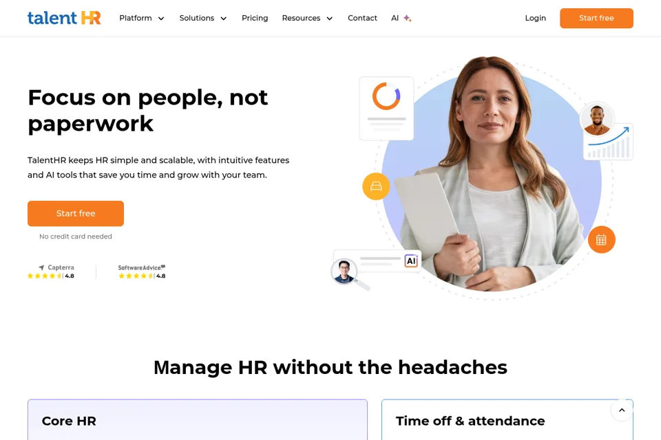 Landing page preview