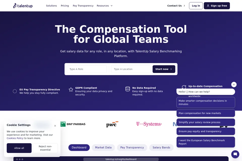 Landing page preview