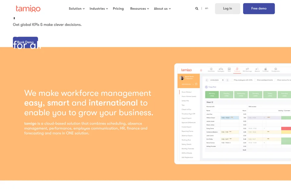 Landing page preview