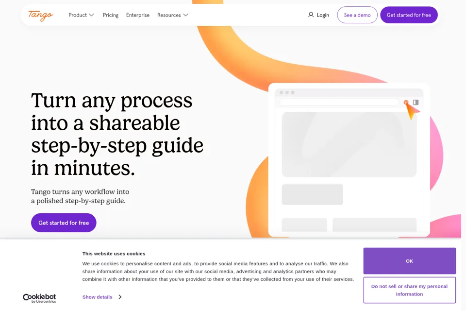 Landing page preview