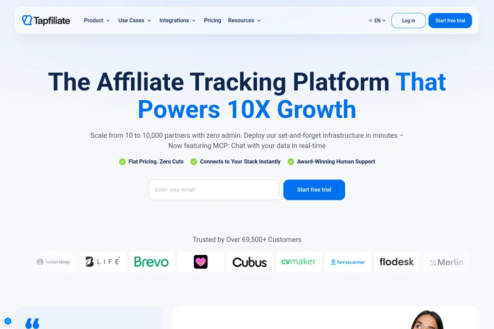 Landing page preview