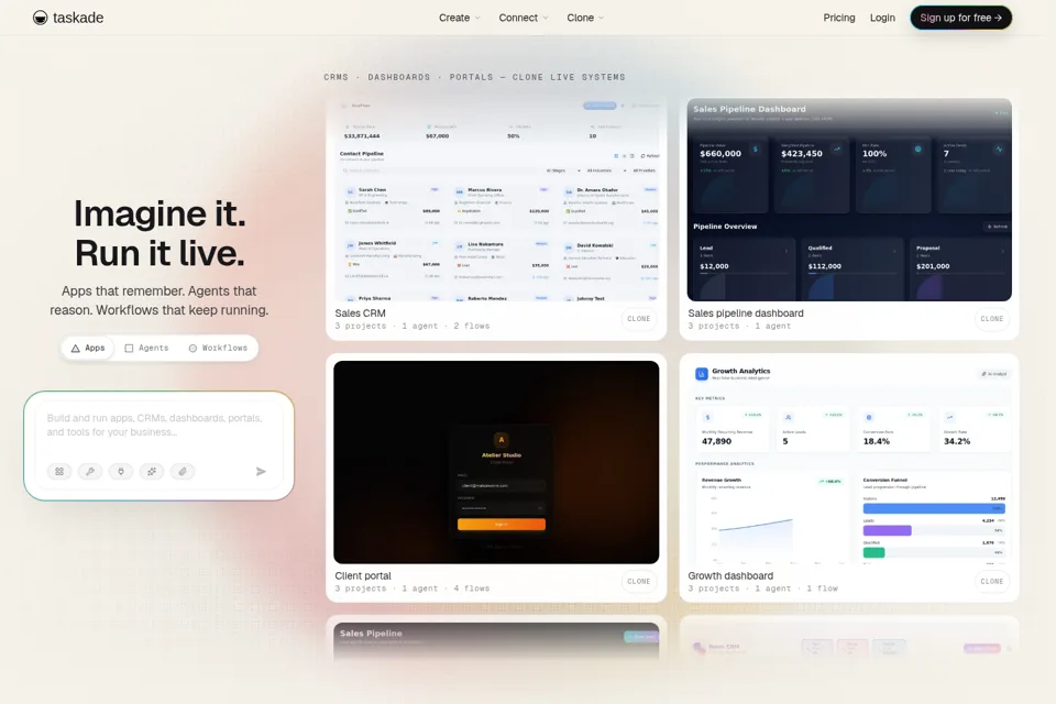 Landing page preview