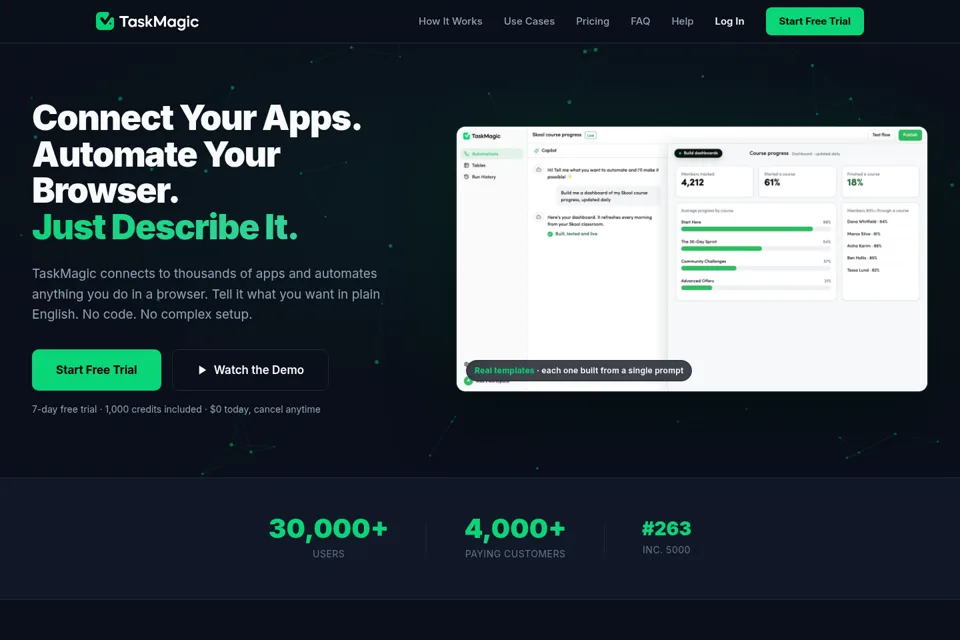 Landing page preview