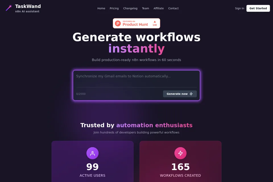 Landing page preview