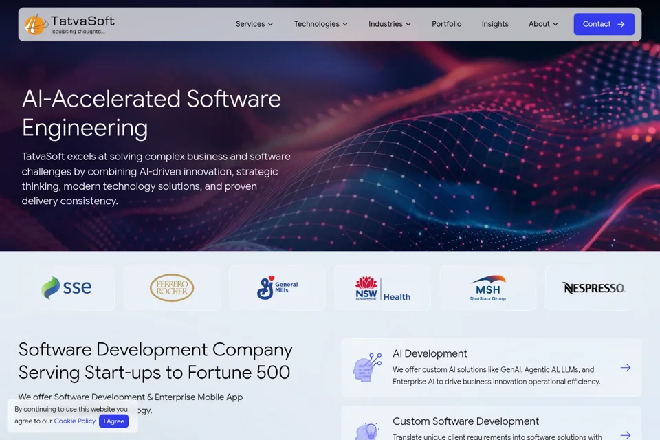Landing page preview