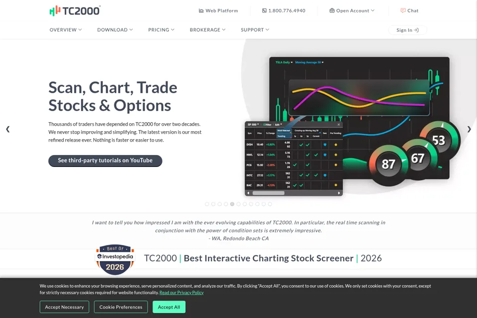 Landing page preview