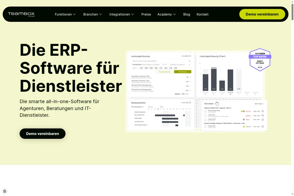 Landing page preview