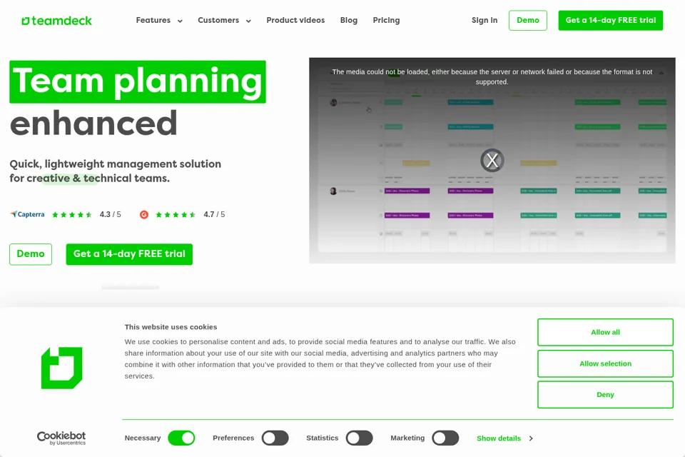 Landing page preview