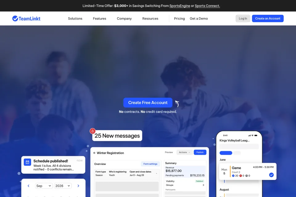 Landing page preview