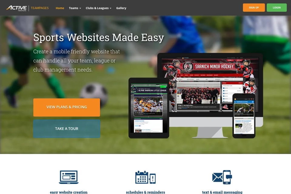 Landing page preview