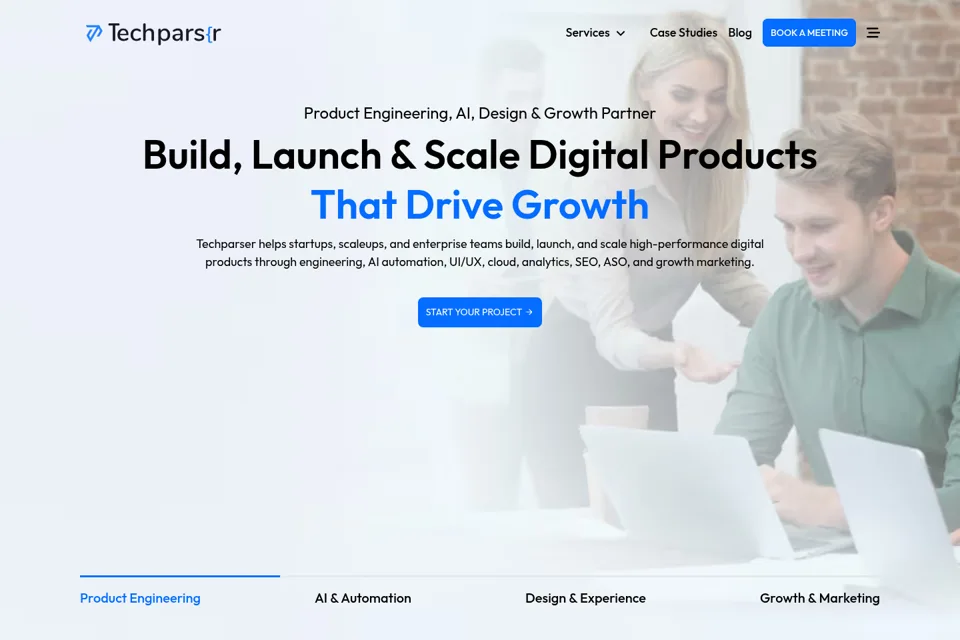 Landing page preview