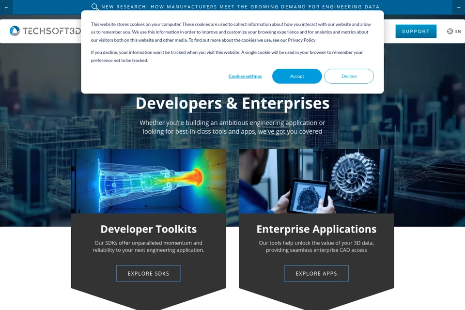 Landing page preview
