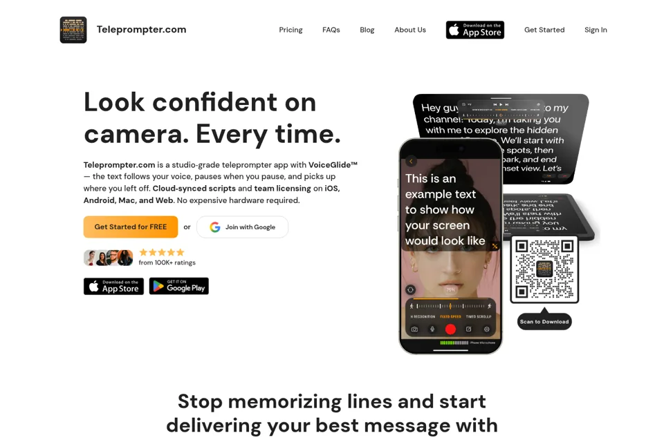 Landing page preview