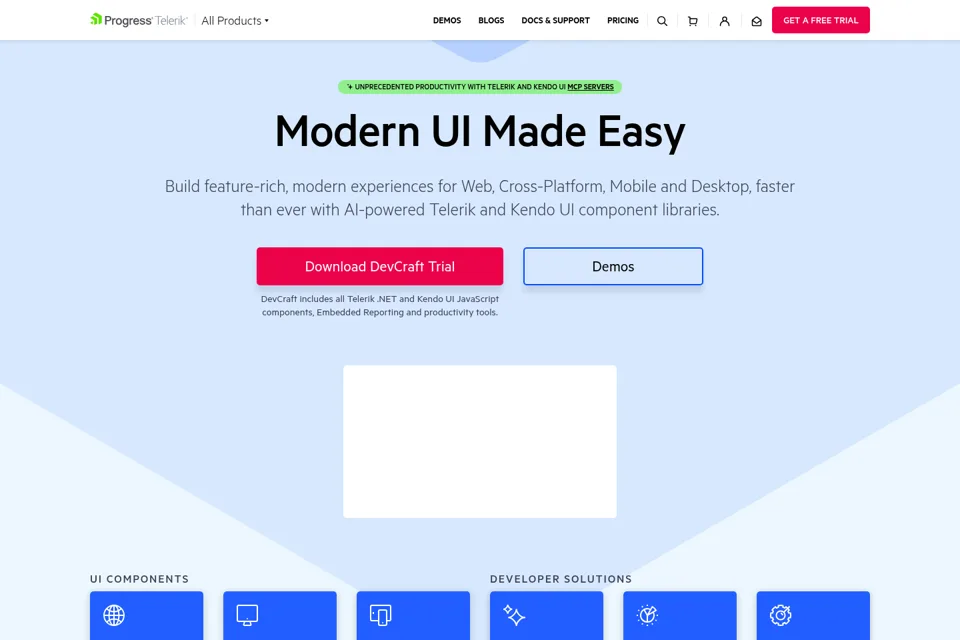 Landing page preview