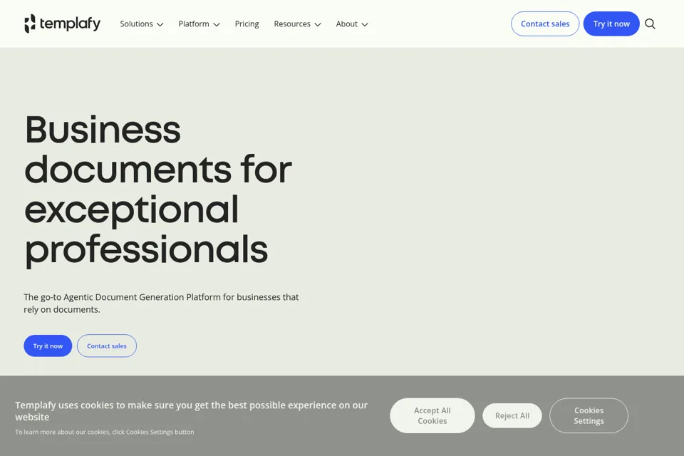 Landing page preview