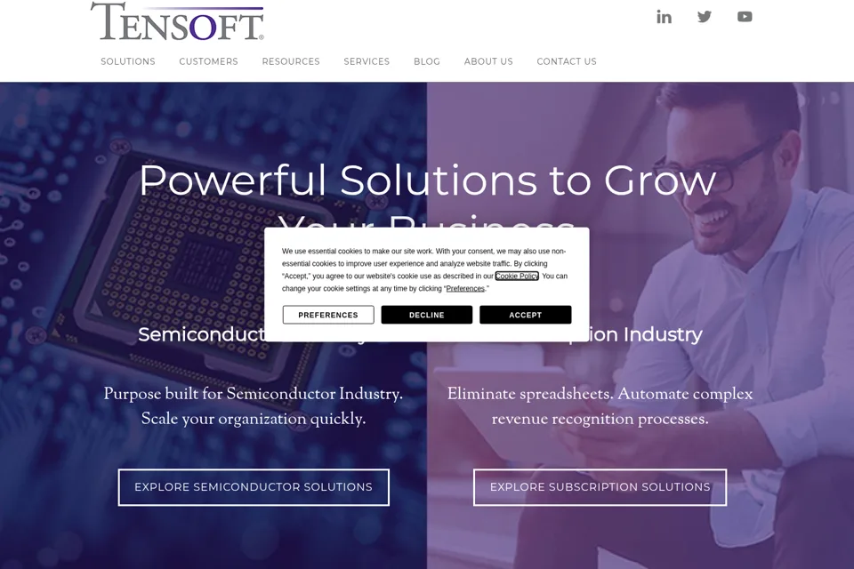 Landing page preview