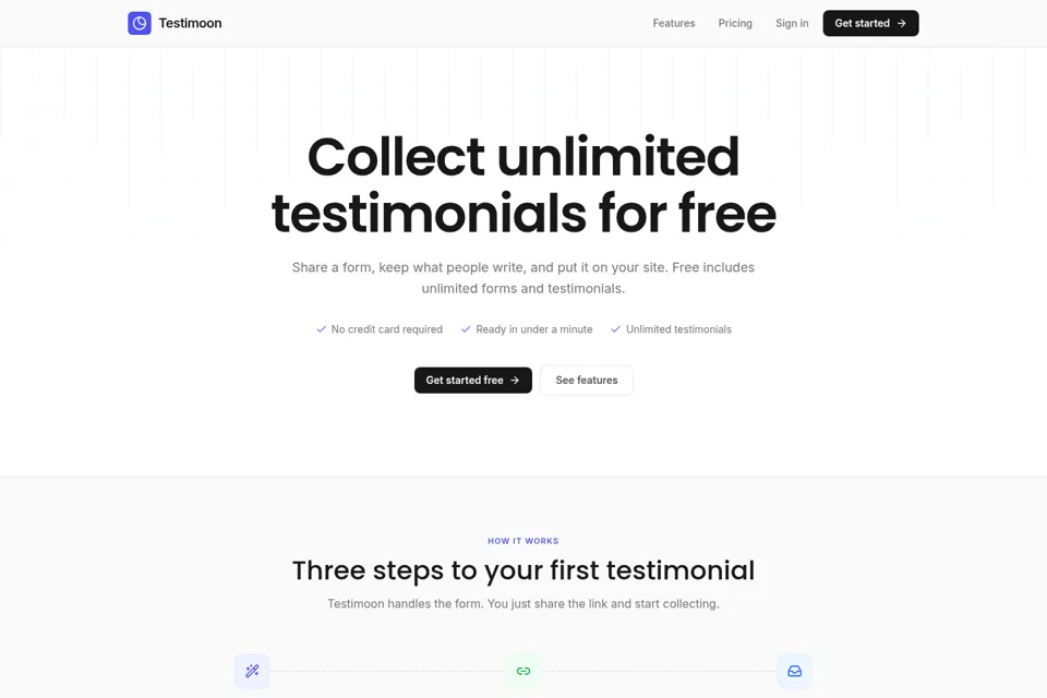 Landing page preview