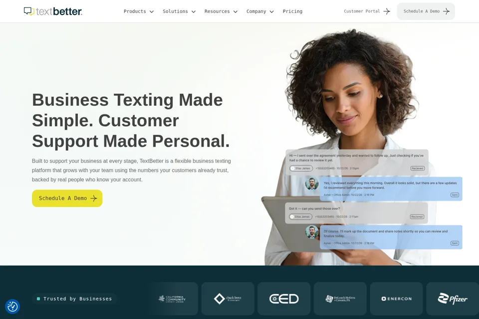 Landing page preview